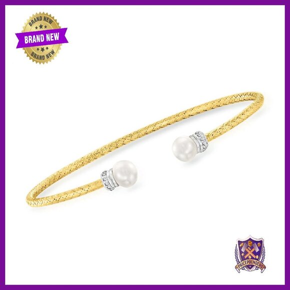 Pearl Cuff Bracelet 7.5